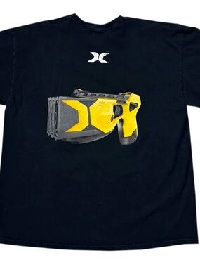 Taser Black T Shirt (Size XL)